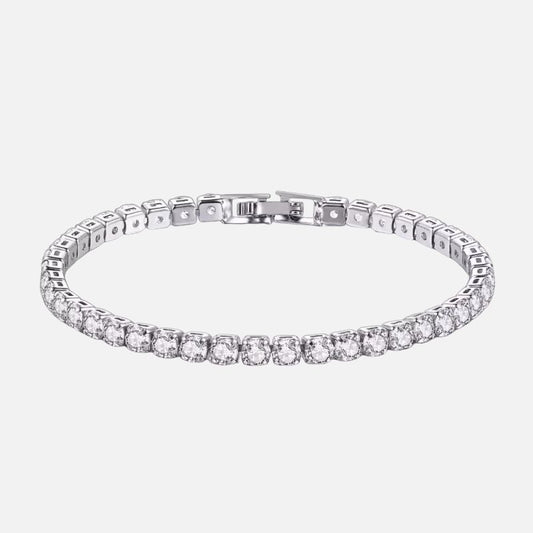 Bracelet Tennis Homme Zircon Étincelant