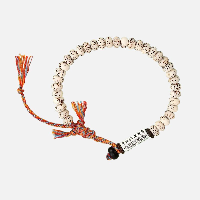 Bracelet Tibétain Femme Perles Et Mantra