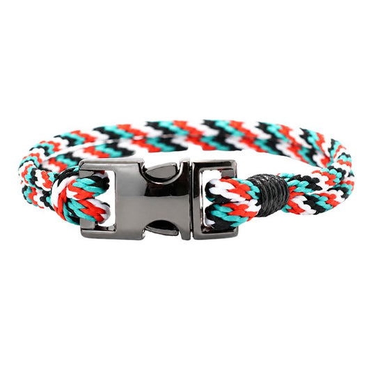 Bracelet en Tissu Cordon Rond Multicolore