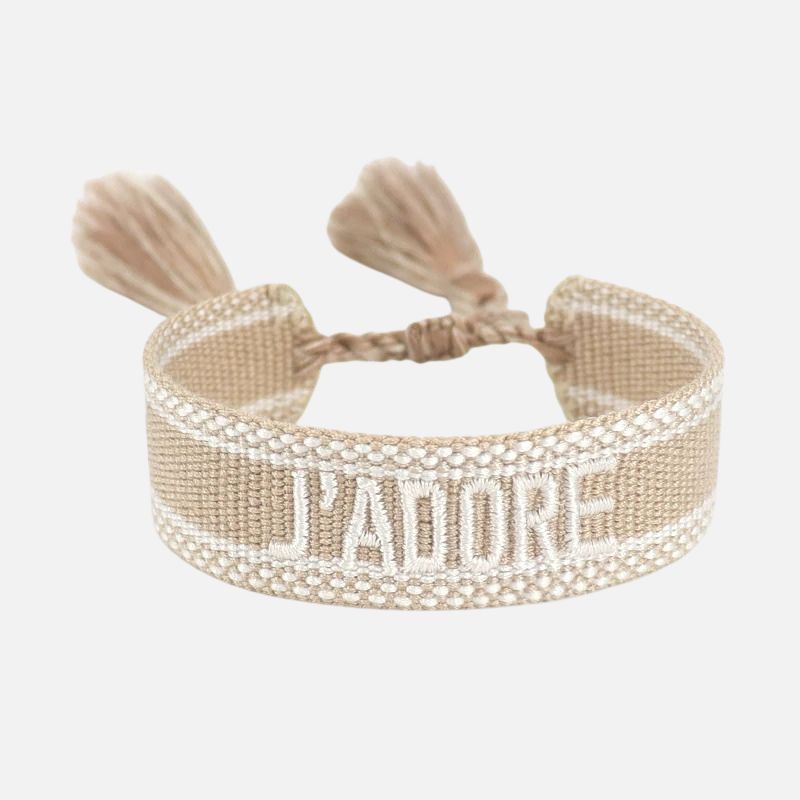 Bracelet en Tissu Femme j'Adore