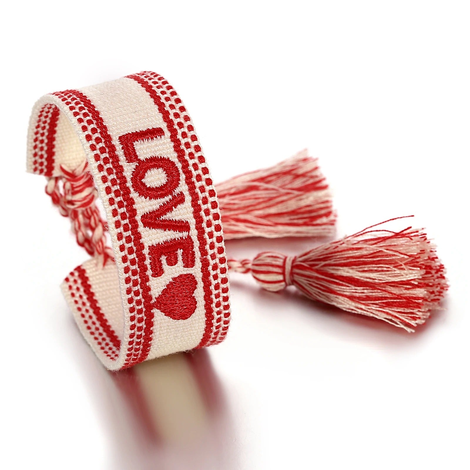 Bracelet en Tissu Femme Love