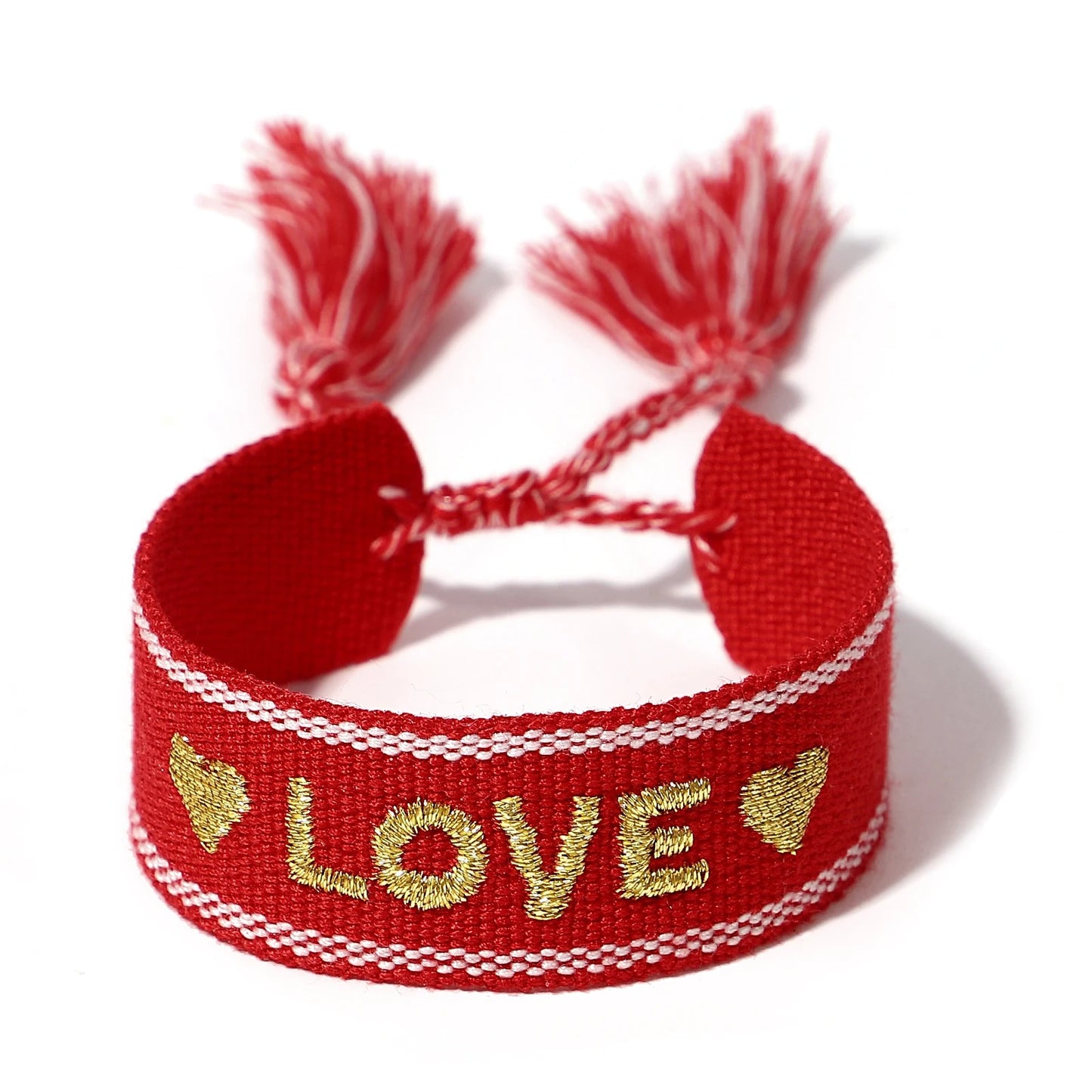 Bracelet en Tissu Femme Love