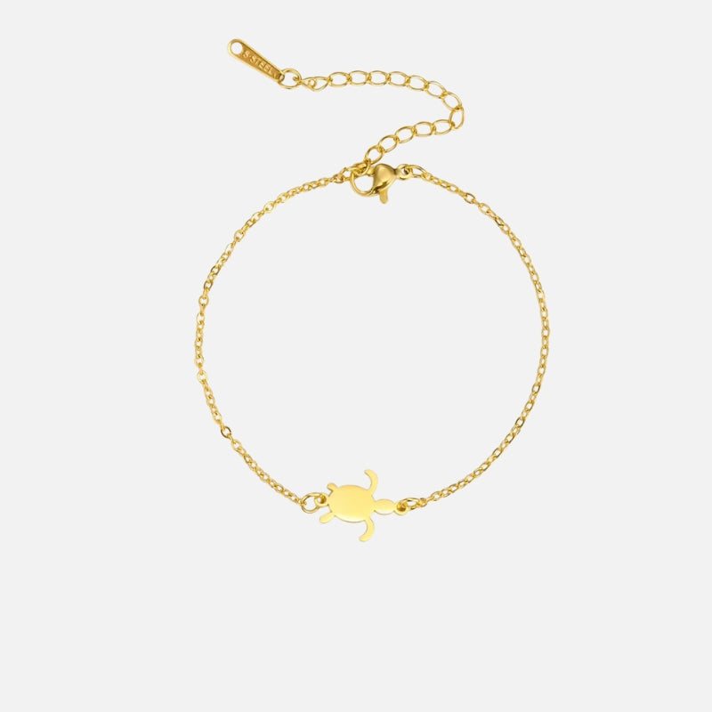 Bracelet Tortue en Acier Inoxydable