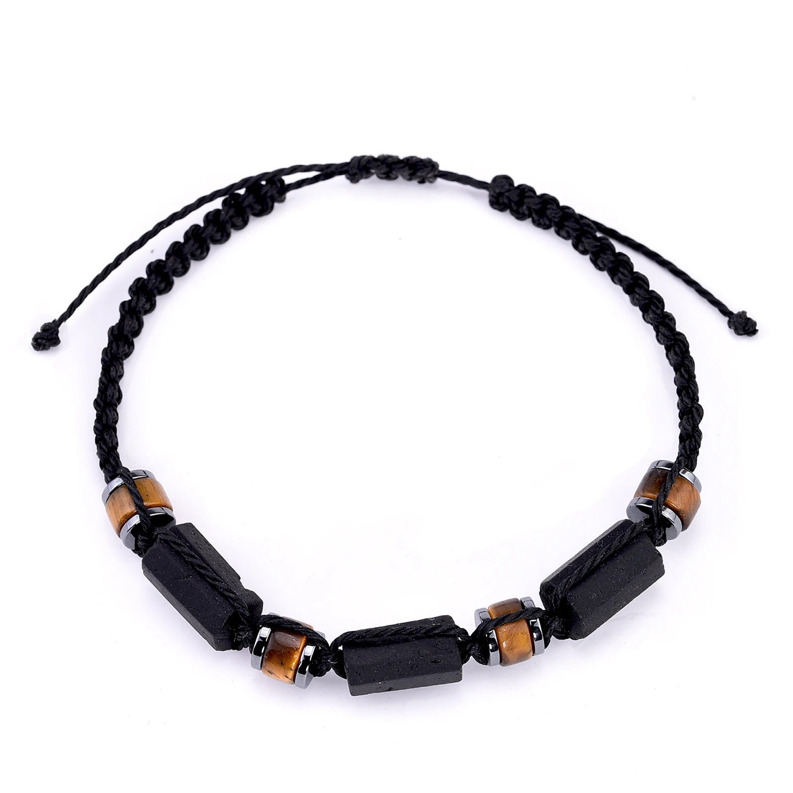 Bracelet Tourmaline et Œil du Tigre