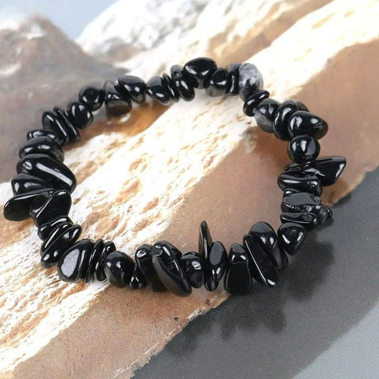 Bracelet Tourmaline Pierres Irrégulières 