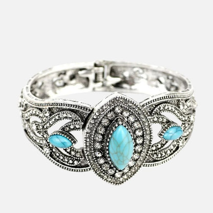Bracelet Turquoise Femme Manchette Bohème