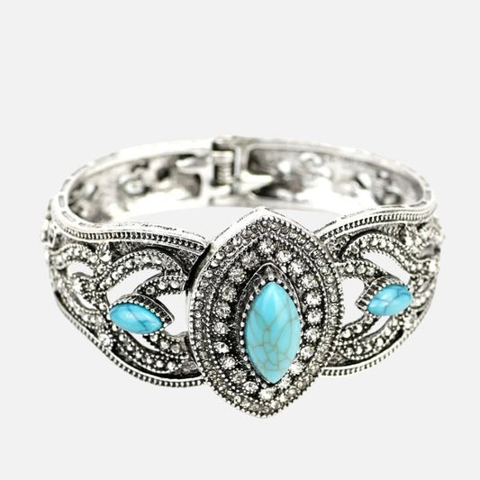 Bracelet Turquoise Femme Manchette Bohème