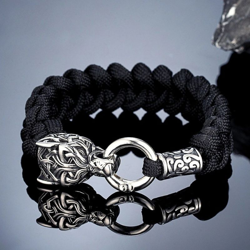 Bracelets Vikings Homme Symbole De Force – Acier Inoxydable