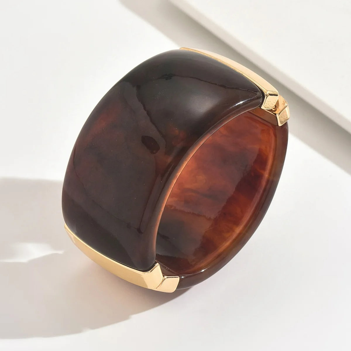 Gros Bracelet Femme Ébène