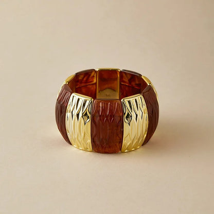 Gros Bracelet Femme Relief Et Lumière