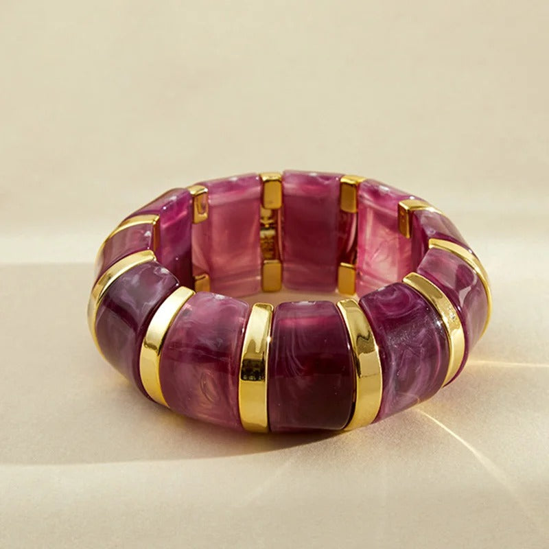 Gros Bracelet Femme Segmenté
