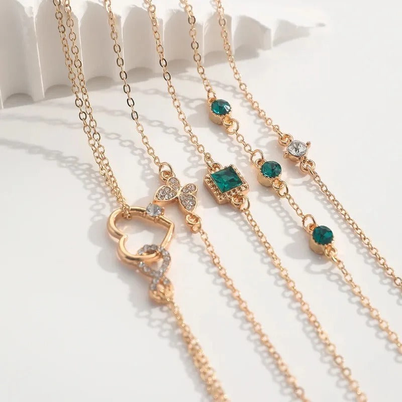 Lot 5 Bracelet Femme Multirang Symboliques

