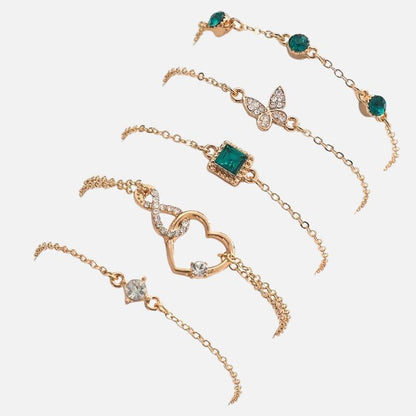 Lot 5 Bracelet Femme Multirang Symboliques
