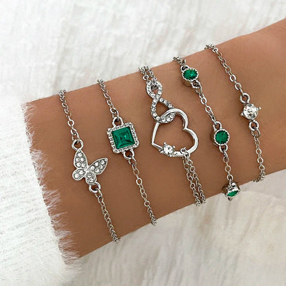 Lot 5 Bracelet Femme Multirang Symboliques
