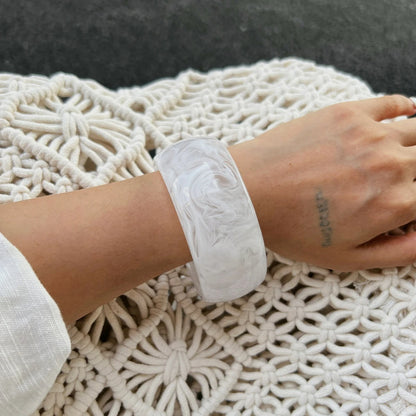 Gros Bracelet Femme Sculptural